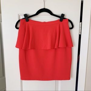 Topshop Peplum Pencil Skirt